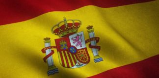 primer plano bandera ondeante realista espana 181624 14702